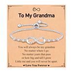 PINKDODO Grandma Gifts from Grandkids Mothers Day Gifts for Grandma Bracelet Birthday Christmas Valentines Day Gifts for Grandma Gift Ideas