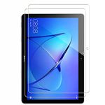 Huawei MediaPad T3 10.0 Screen Protector, Lamshaw Premium Tempered Glass Screen Protector for Huawei MediaPad T3 10.0 (2017-2 Pack)