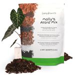 Molly's Aroid Mix - Premium Soilless Chunky Potting Mix for Tropical and Indoor Plants - Contains Orchiata Bark, Coco Chips, Worm Castings, Horticultural Charcoal, Mycorrhizae, & More. 5.5 Liters