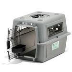 Petmate 00100 Sky Kennel for Pets Up to 15-Pound, Light Gray