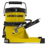 G. Gun Grease Gun - Quick and Easy Greasing - 10 Foot Flex Hose - LockNLube Grease Coupler Included - no Mess, no Waste - Industrial Strength Construction - 10,000 Psi Foot Operated