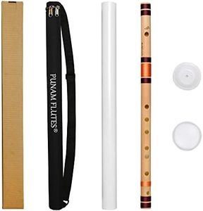 Punam Flutes C Natural Medium Left Hand Size 19.5 Inches