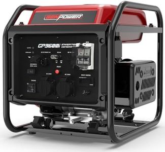 GENPOWER 3.6kW Peak 3.2kW Open Frame Inverter Generator RCD Petrol Site Portable