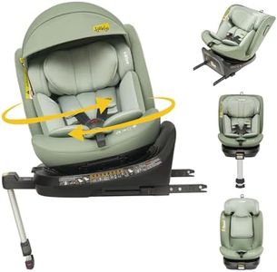 Jovikids Siège Auto Pivotant 360 ISOFIX ECE R129 pour bébé 40cm - 150cm Protections latérales，Vert