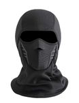 IRELIA Winter Windproof Fleece Ski Mask Balaclava Headwear Motorcycle Thermal Face Mask Bandanas, Black, One Size