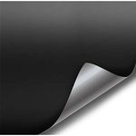 VViViD Matte Black Car Wrap Adhesive Film with Air Release (10ft x 5ft) Perfect for Hood, Roof, Mirrrors, Handles, Emblem & Chrome Deletes