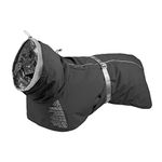 Hurtta Extreme Warmer, Dog Winter Jacket, Granite, 14 in
