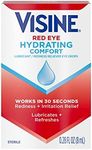 Visine Red Eye Hydrating Comfort Redness Relief Lubricating Eye Drops, 0.28 fl. oz