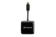 Transcend USB 2.0 OTG Card Reader, Black, TS-RDP9K