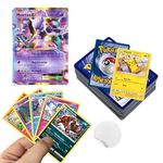 Ultimate Pokemon pack - 45 cards with 5 Holos Shiny Pokemon Cards and 1 EX/GX/V Pokemon Cards - Perfect for Pokémon Trading Card Game Enthusiasts and Collectors -, Pokémon Cards Packs