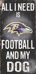 Fan Creations N0640-BAL: Baltimore Ravens Football and My Dog Sign