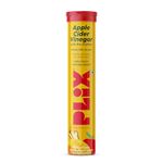 PLIX - THE PLANT FIX Apple Cider Vinegar 15 Effervescent Tablets with mother for weight loss & easy digestion, vitamin B6 & B12, Pack of 1 (Mango), 100% vegan, Easy to carry & consume