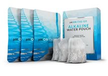 Invigorated Water Alkaline Water Filter Pouch - Multi-Stage Alkaline Water Filter - Improves Hydration - Better Health - Higher Energy - Increases pH Up To 9 - Removes Chlorine Heavy Metals & Fluoride