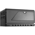 SilverStone Technology SST-CS381 v 1.2 - Case Storage ATX Midi Tower Computer Case, Interior Black, Supports 8X 3.5 or 2.5 Inch Hot-Swap Hard Drive Trays, Front Door Lockable, Black