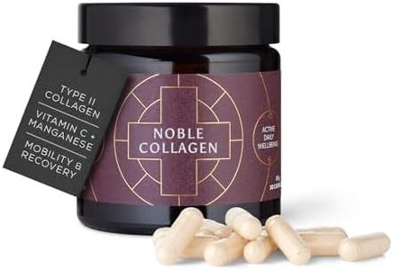Ancient + Brave Noble Collagen - Type 2 Collagen Capsules for Joint Health, Healthy Bones & Ligaments - Enhanced with Vitamin C, Boswellia Serrata & Manganese - Gluten Free, Soy Free, 30 Capsules