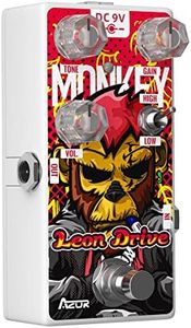 AZOR Leon Dirve Guitar Pedal, Mini Overdrive Analog Effect Pedal for Electric Guitar Pedalboard True Bypass AP503