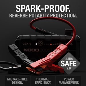 NOCO Boost X GB75 Portable Jump Starter – 12V Lithium Battery Booster
