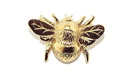 Westair Golden Bumble Bee Pin Badge Brooch (Made in UK)