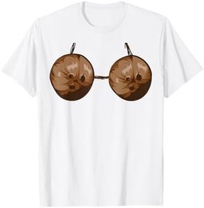 Summer Coconut Bra Halloween Costume Funny Outfit Gift T-Shirt