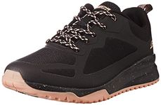 Skechers Women's BOBS Squad 3 Star Flight Sneaker, Black Hot Melt/Mesh, 5 UK