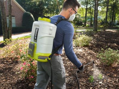 Ryobi 18V ONE+ Cordless Backpack Sprayer – Battery & Charger Not Included