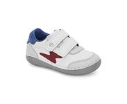 Stride Rite Baby Boys SM Kennedy Athletic Sneaker, White Multi, 3 Wide Infant