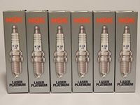 NGK 6pc - Laser Platinum Spark Plugs Stock 4288 Nickel Core Tip Standard 0.032in PLKR7A