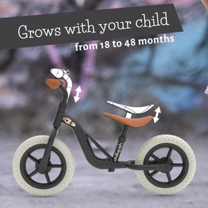 Chillafish Kids Balance Bike – Black