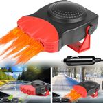 Car Heater Defroster, Portable Car Heaters 12V 150W Windshield Defogger Defroster Fast Heating Quickly Car Demister Auto Heater Defroster Plug in Cigarette Lighter