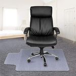 Kuyal Office Chair Mat for Carpets,Transparent Thick and Sturdy Highly Premium Quality Floor Mats for Low and Medium Pile Carpets, with Studs 36" X 48"