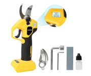 Pruning Shears Compatible with DeWalt 20V Battery(Battery Not Included), Brushless Cordless Pruning Shears with LCD Display and SK5 Blades, 0.8-1.2 Inches Cutting Diameter, for Branch Trimming