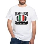 CafePress World's Best Nonno White T Shirt Men's Traditional Fit White Casual Tshirt