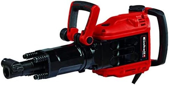 Einhell Martillo demoledor TE-DH 50 (1700 W, 50 J, portaherramientas SDS-hex, empuñadura amortiguadora de vibraciones, cincel puntiagudo + plano + carro de transporte y almacenamiento incluido)