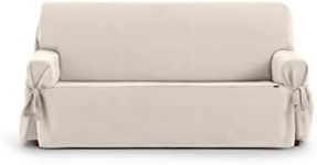 Eysa Levante Sofa Cover, Cotton, Beige, 180-230 cm, 3 Seats