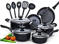 Cook N Home 15-Piece Nonstick Stay 