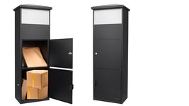 BARSKA CB13332 Large Package Delivery Parcel Mail Drop Box for Porch Black, Multicolor, One Size