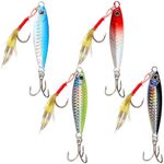 4 Pack Metal Sea Fishing Lures 30g
