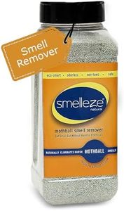 SMELLEZE Natural Mothball Smell Remover Deodorizer Granules - 2 lb. Bottle