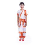 FancyDressWale Bharatnatyam dance dress for Girls (10-12 Years, White)