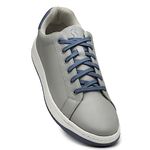 SOLETHREADS Classic Sneakers for Men | Stylish | Lightweight | Comfortable| Handcrafted |Premium Vegan Leather with Memory Foam Soles for Extra Cushioning | Grey | 9UK