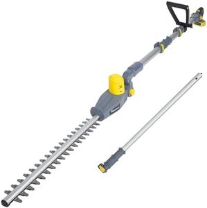 FANZTOOL Li－Ion Akku Heckenschere (20 V, Teleskop, 450 mm Schnittlänge, 14 mm Zahnabstand, mit 2,0 Ah Akku und Ladegerät) ASYPHT145020