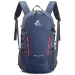 Bseash 40L Lightweight Waterproof Hiking Climbing Backpack,Outdoor Sport Travel Bag Daypack for Cycling Skiing (Navy Blue)