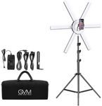 GVM Great Video Maker 600S LED Ring Light, 90W Dimmable Led Video Light Kit with Detachable Light Bars, Photography Lighting Led Video Lighting Kit for Live Broadcast, YouTube, CRI 97+ 3200K-5600K