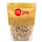 Yupik Sliced California Almonds with Skins, 1Kg, Unblanched, Gluten-Free, Kosher, Raw, Good Source of Protein, Fiber, Iron & Calcium, Low in Carb