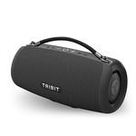 Tribit StormBox Lava Portable Bluetooth Speaker, 80W Loud Wireless Speaker, 24H Playtime, IP67 Waterproof, Bluetooth 5.4, Custom EQ, XBass, Built-in Mic, TWS Pairing for Camping/Beach/Party/Outdoor