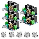 AZDelivery XH-M401 DC-DC Step Down Buck Converter XL4016E1, Voltage Regulator Module PWM Power Supply Adjustable 4-40V to 1.25-36V 8A, compatible with Arduino Including E-Book! (Pack of 5)