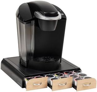 Mind Reader 'Anchor' Triple Drawer Single Serve Coffee pod Holder, Wood Veneer