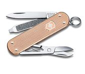 Victorinox, Classic SD Alox, Swiss Army Pocket Knife, Small, Multi Tool, Camping, 5 Functions, Blade, small, Nail file, Screwdriver 2.5 mm