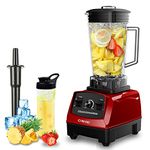 BlackCRANDDI Professional Blender, 70oz Commercial Blender for Smoothies, 1500W Power Blender with 10 Speeds Control for Home, Self-Cleaning,YL-010 Red New