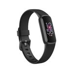 Fitbit Luxe Fitness and Wellness Tracker with Stress Management, Sleep Tracking and 24/7 Heart Rate, Black/Graphite, One Size (S & L Bands Included)